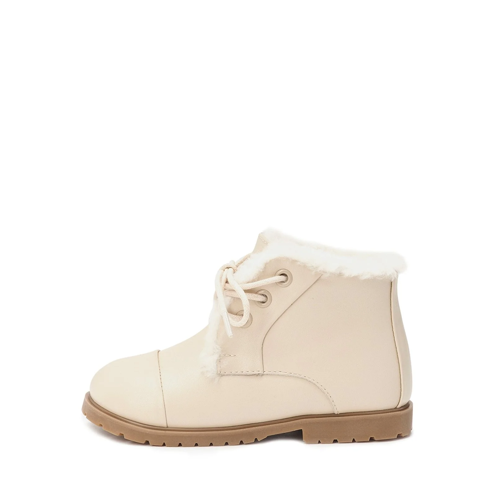 Zoey Leather Milk Boots