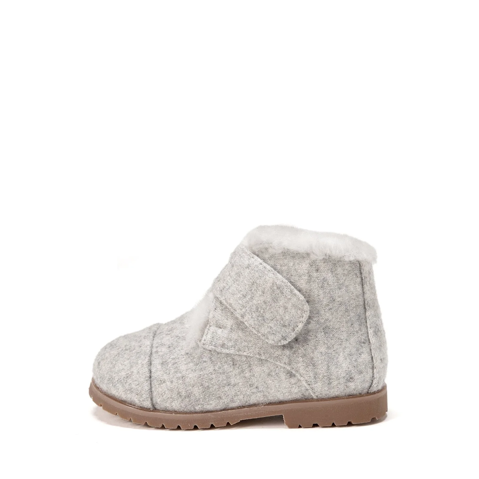 Zoey Wool Grey Boots
